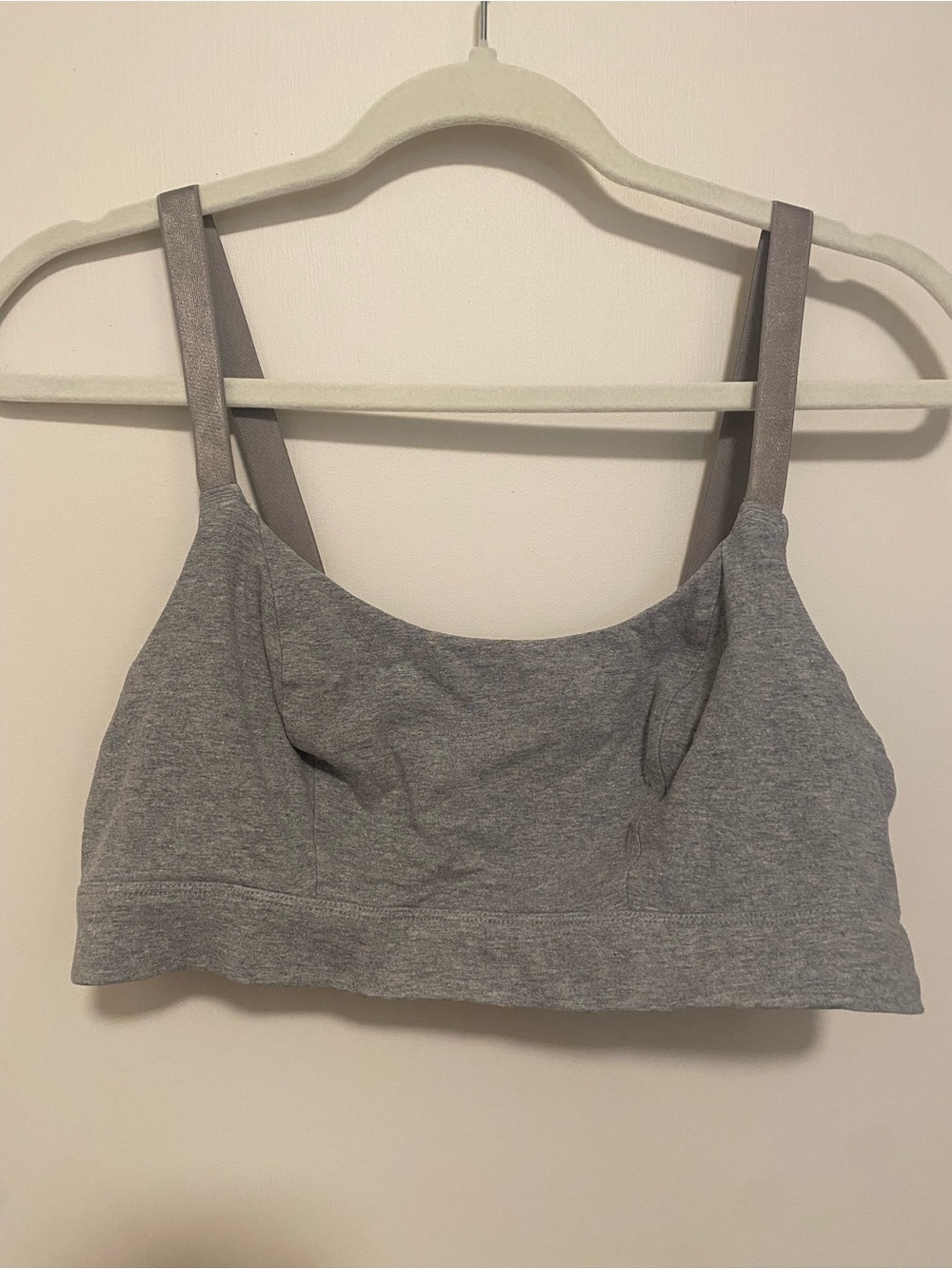 Knickey Gray Organic Cotton Tank Bralette XL